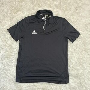Adidas Golf Player 10 Aero Ready Polo black polo shirt Size L